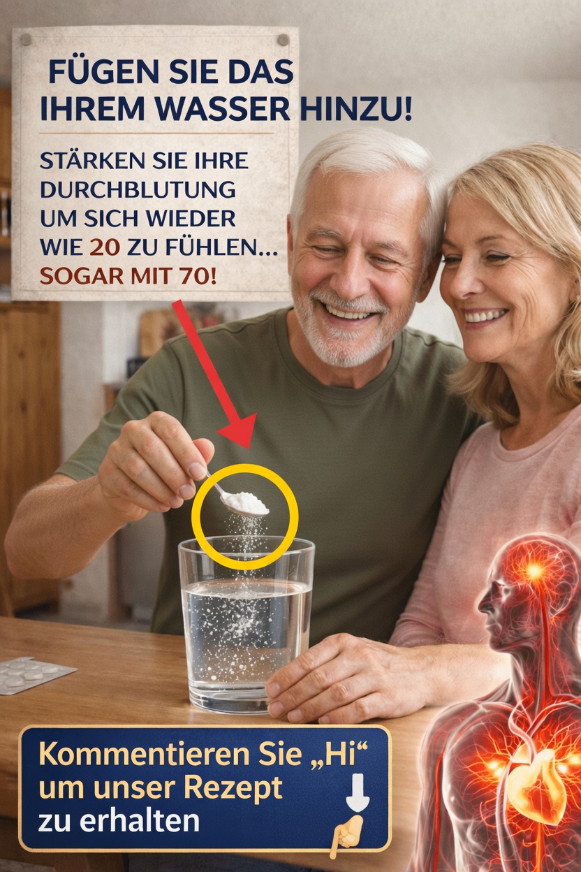 Ältere Erwachsene: Einfache Möglichkeiten, das tägliche Trinkwasser mit Magnesium für eine bessere Durchblutung anzureichern