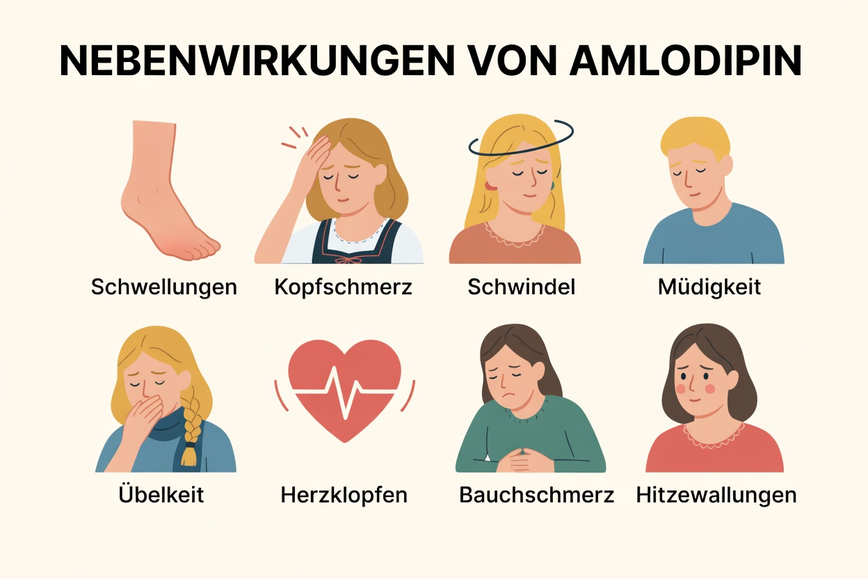 Was ist Amlodipin und warum verursacht es Nebenwirkungen?