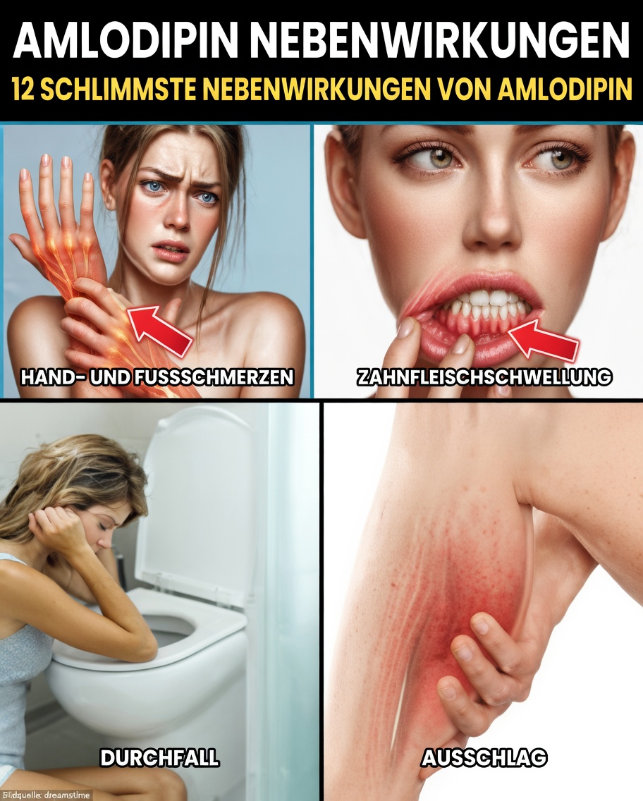 Was ist Amlodipin und warum verursacht es Nebenwirkungen?