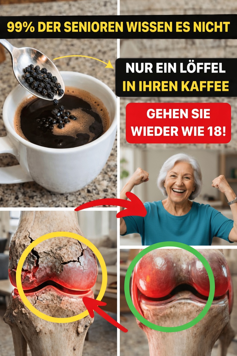 Geben Sie einfach einen Löffel in Ihren Morgenkaffee – Senioren über 60 sind von den Veränderungen verblüfft