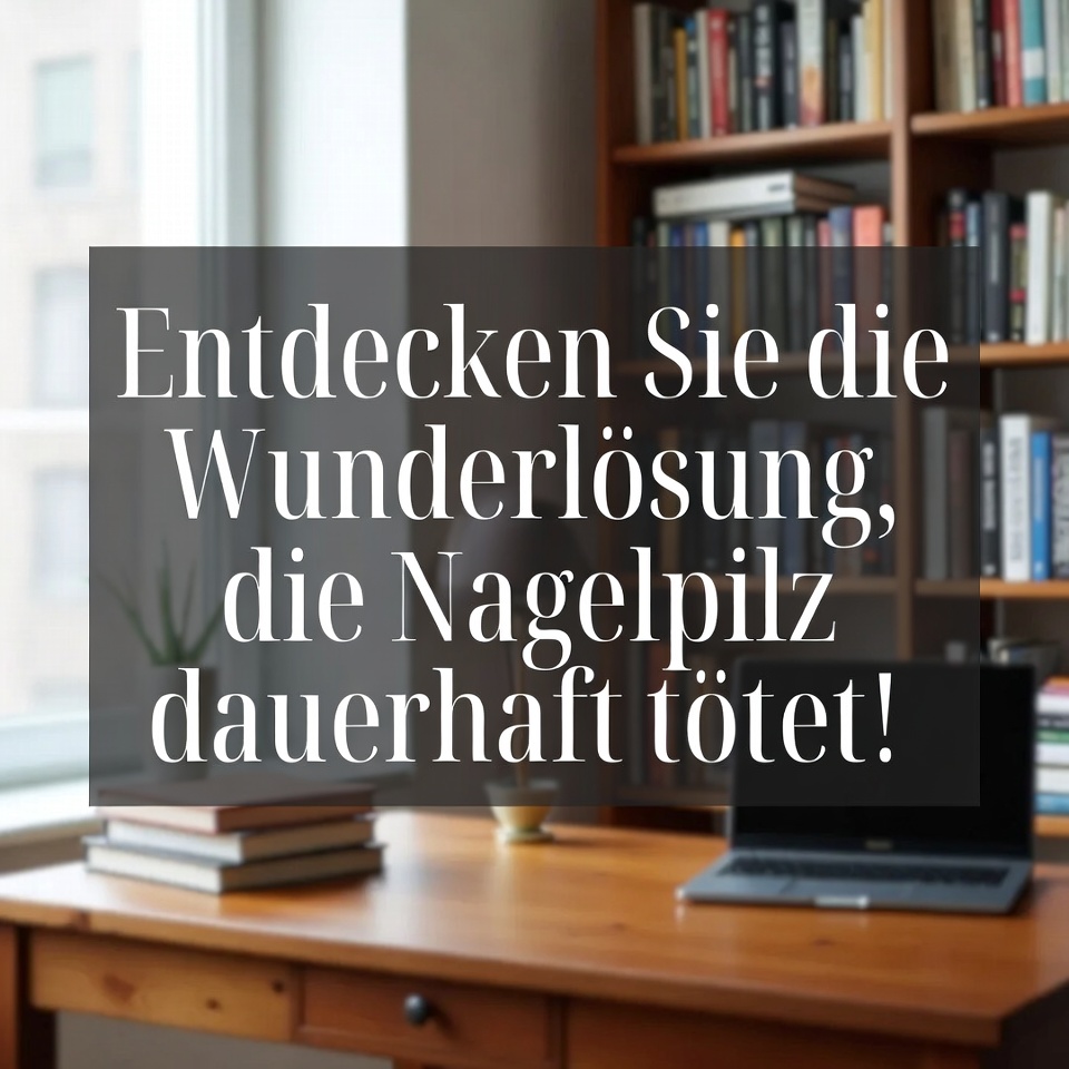 Entdecken Sie die Wunderlösung, die Nagelpilz dauerhaft beseitigt!