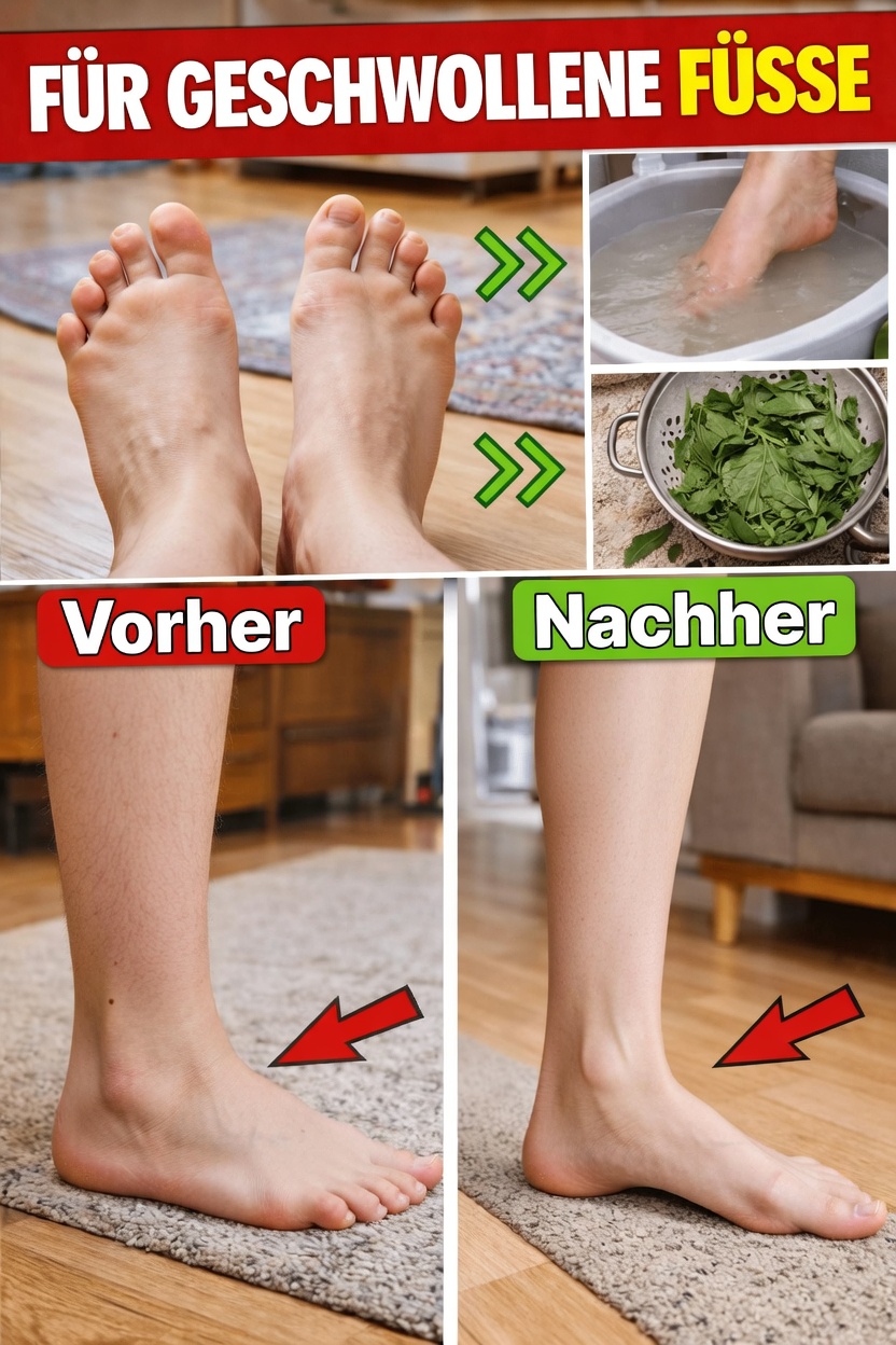 5 natürliche Möglichkeiten, geschwollene Füße und Beine zu Hause zu lindern