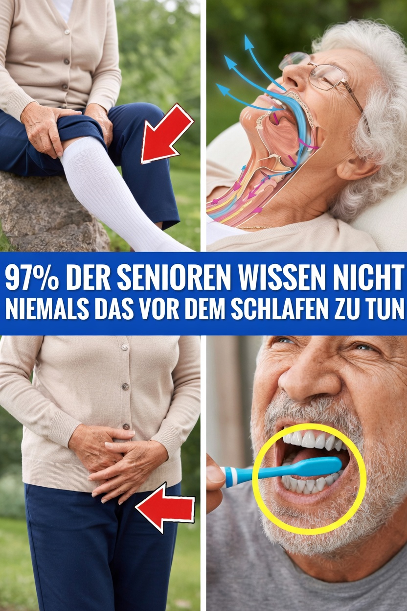 Entdecken Sie 10 häufige nächtliche Gewohnheiten, die bei Senioren über 70 die Gesundheitsrisiken erhöhen können, sowie sicherere Alternativen