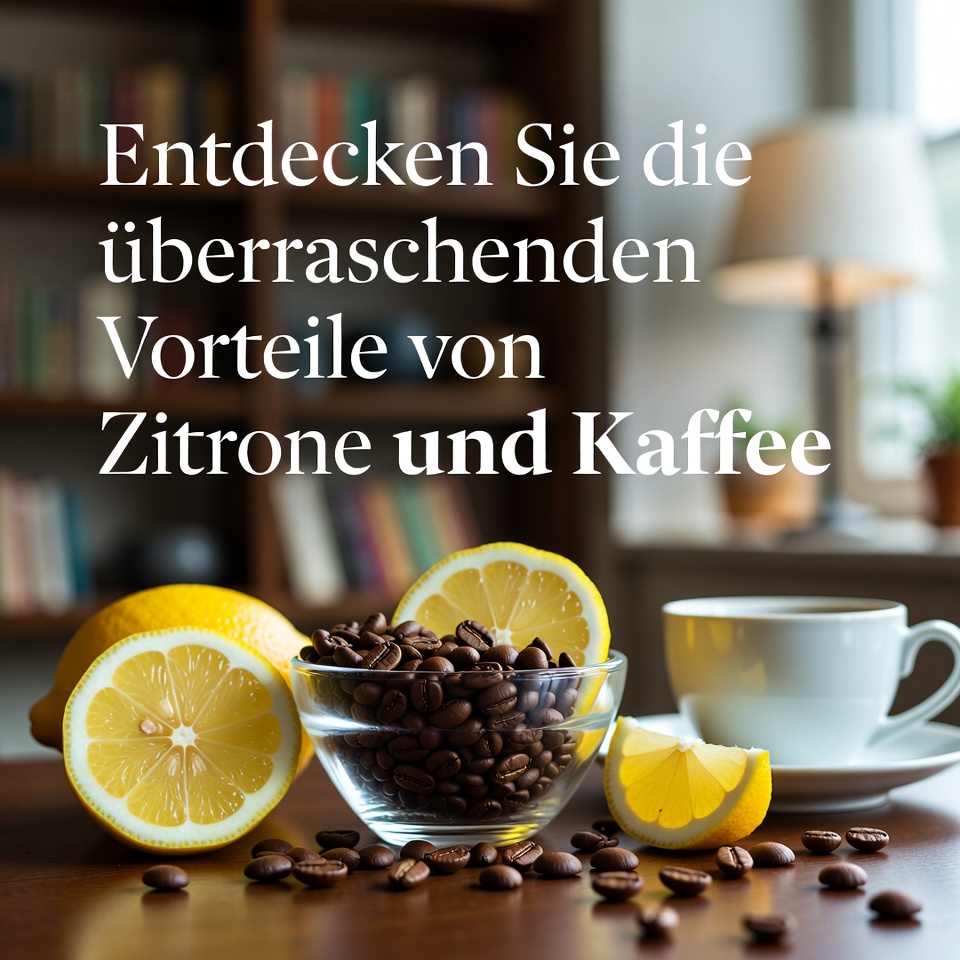 Die überraschenden Vorteile von Zitrone und Kaffee entdecken: Mit Zitrone versetzte Kaffeebohnen, Kaffeevarianten