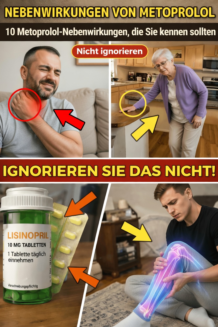 Was sind die häufigsten Nebenwirkungen von Metoprolol? 10 Dinge, die jeder Patient verstehen sollte