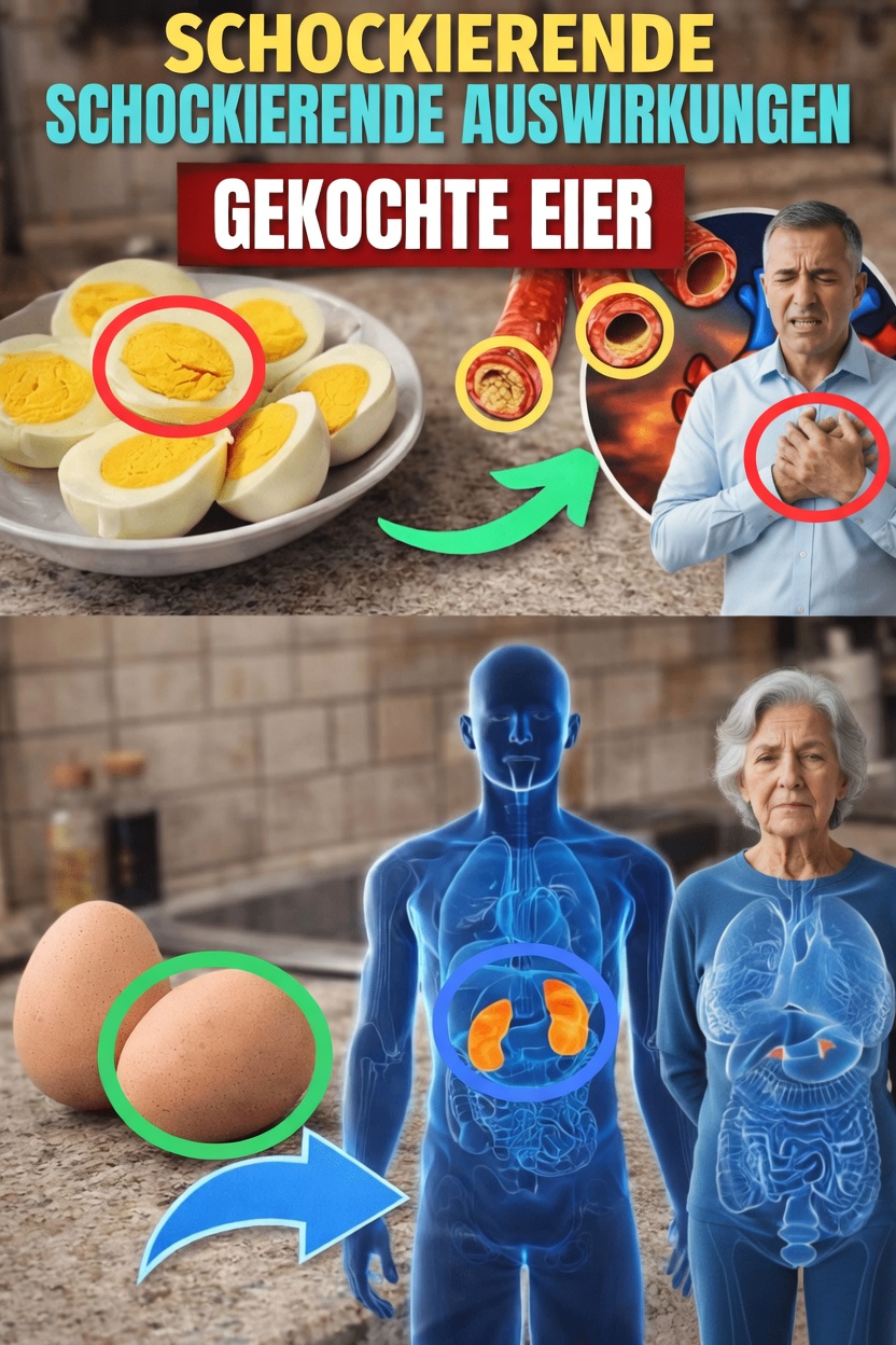 Was passiert mit deinem Körper, wenn du jeden Morgen 2 gekochte Eier isst? Entdecke die überraschenden täglichen Vorteile