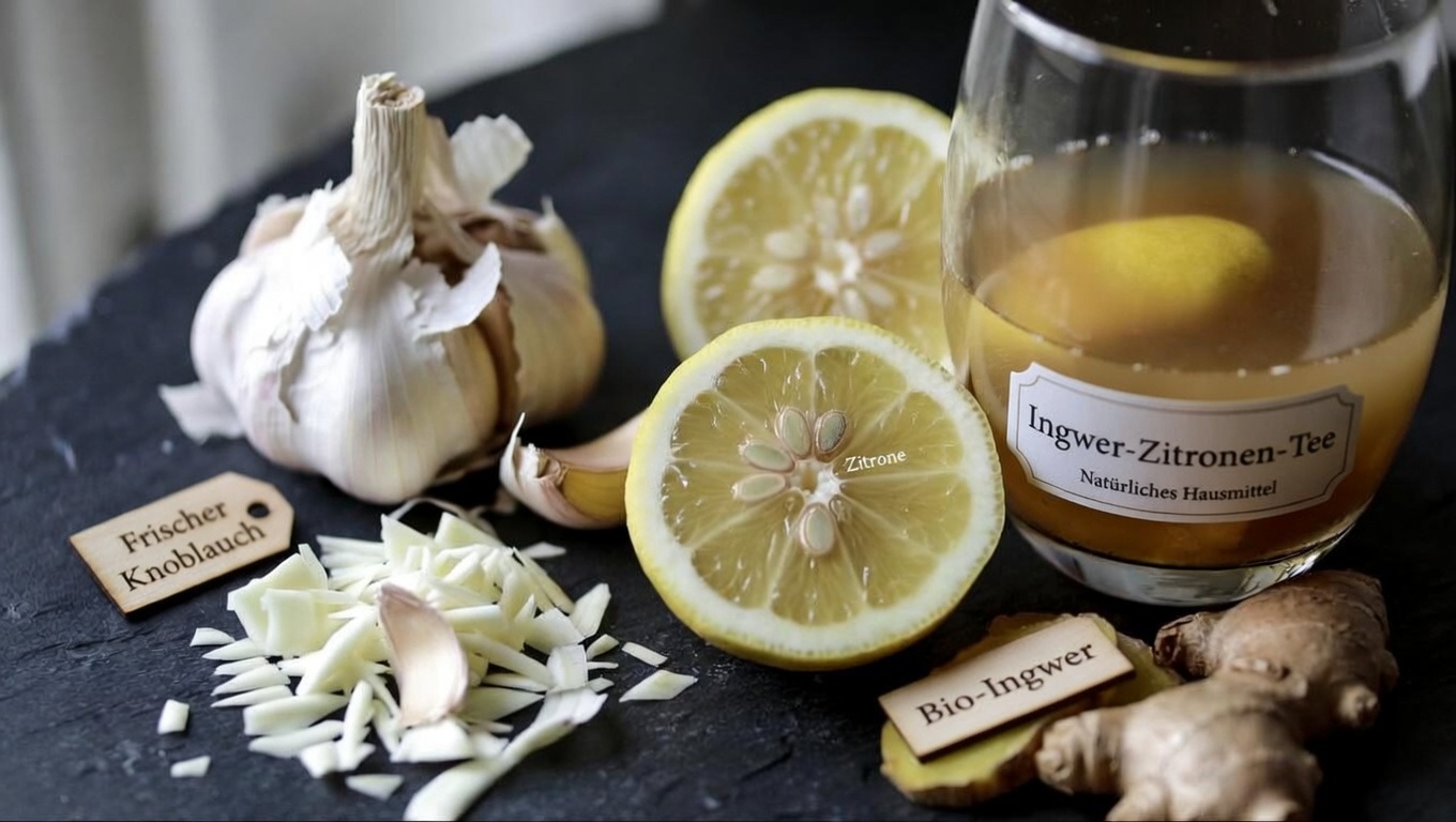 Eine einfache Gewohnheit vor dem Schlafengehen: Eine Mischung aus Knoblauch, Zitrone und Ingwer zur Unterstützung der Herzgesundheit erkunden