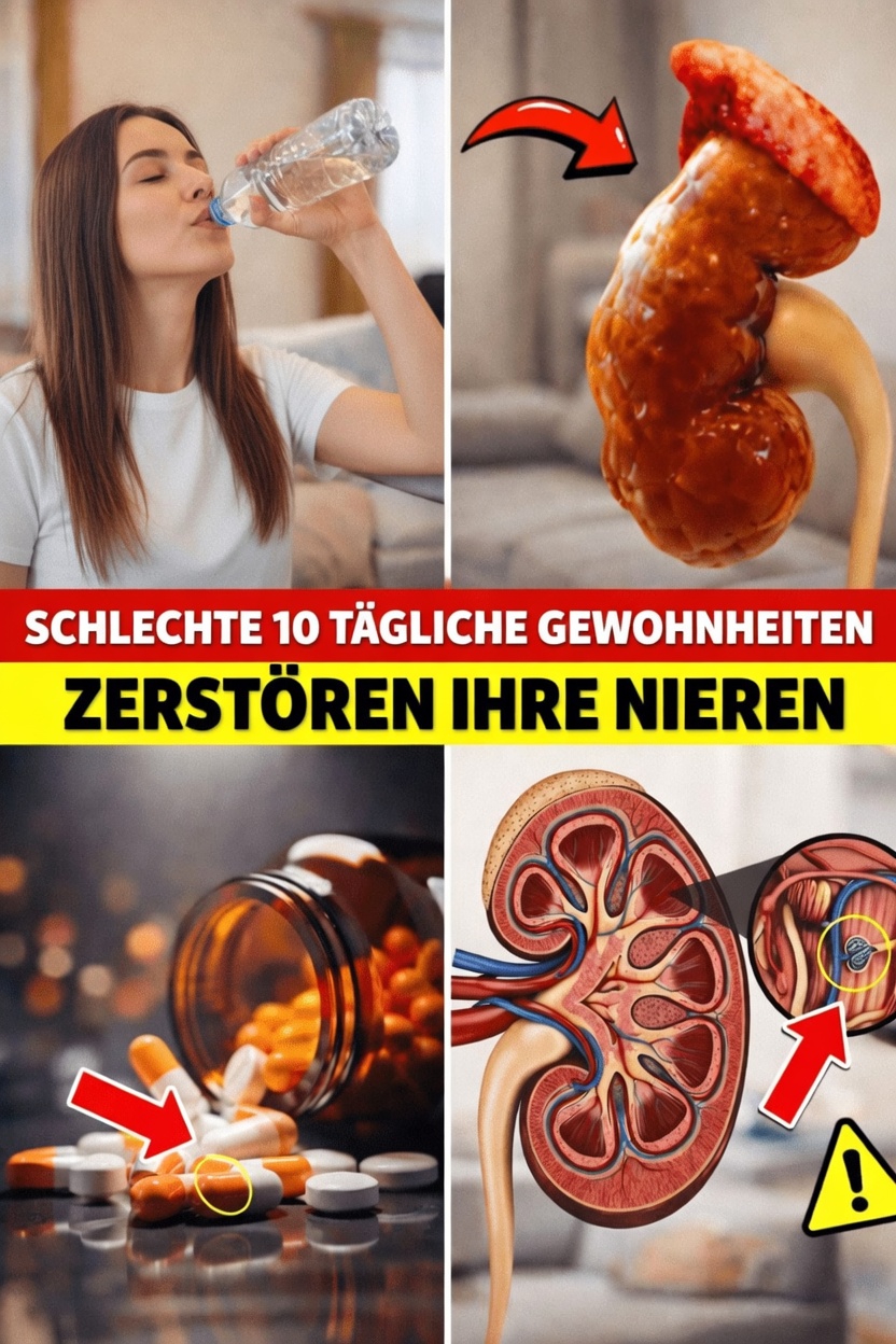 Entdecken Sie 18 alltägliche Gewohnheiten, die Ihre Nieren beeinträchtigen können, und einfache Möglichkeiten, sie anzupassen