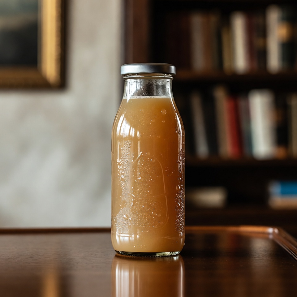 Nur eine Tasse dieses Safts