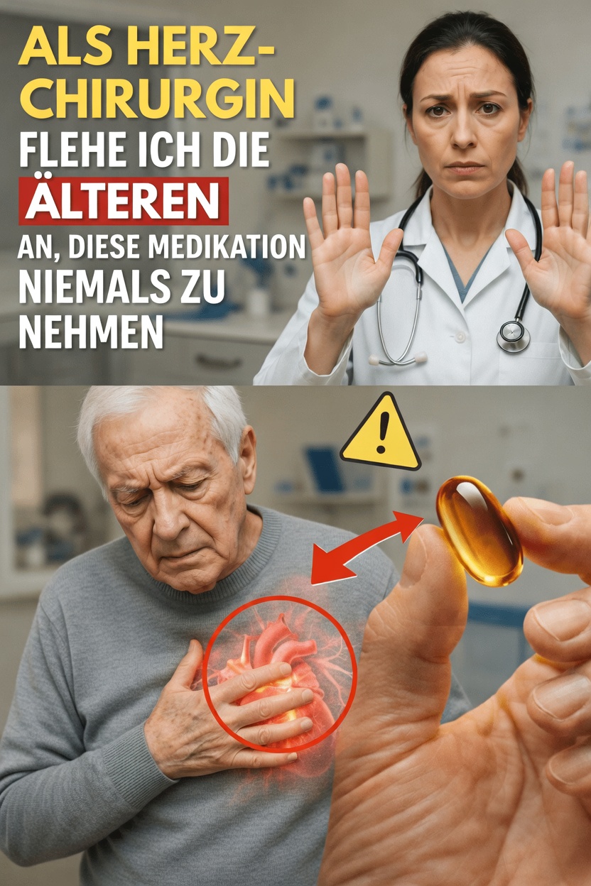 5 häufige Medikamente, die nach 60 versteckte Herzrisiken bergen können