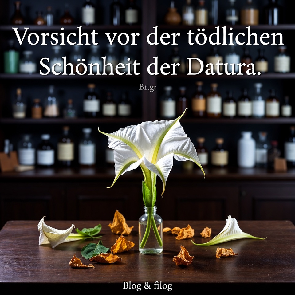 Hüte dich vor der tödlichen Schönheit der Datura.