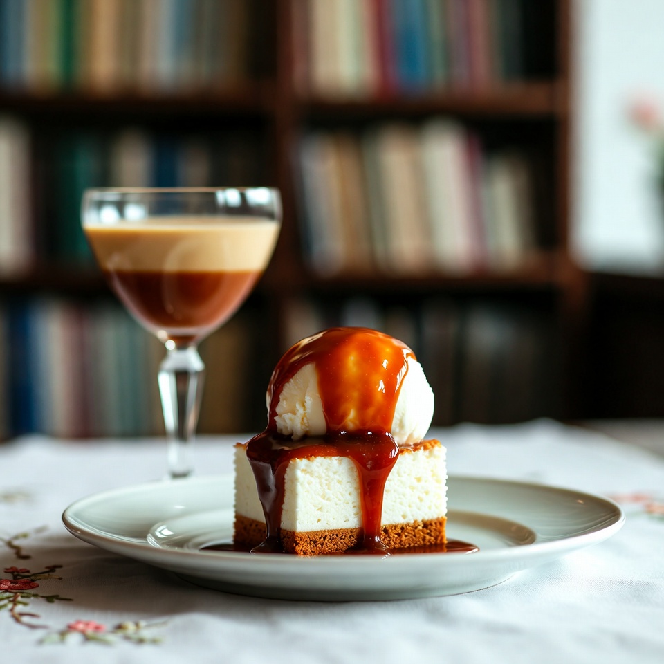 Reichhaltige und knusprige Karamellcreme