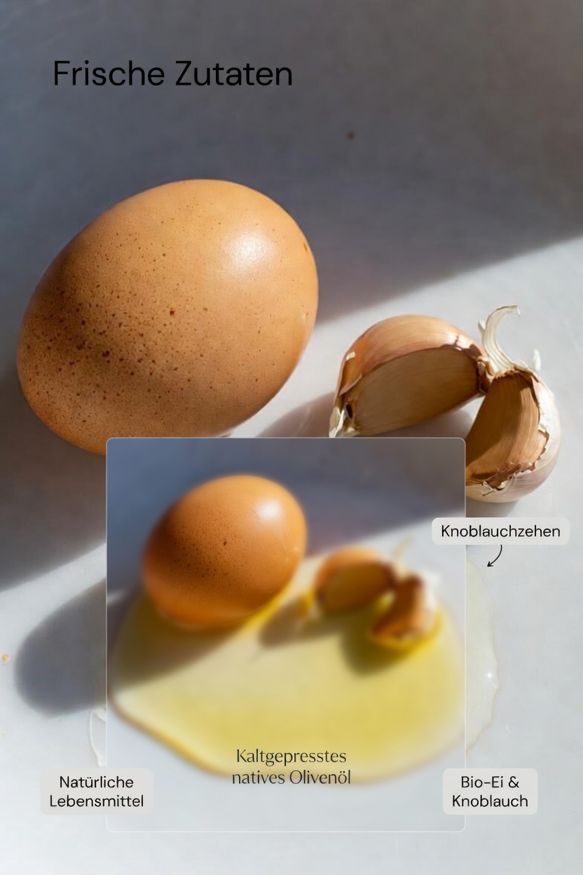 Entdecken Sie das alltägliche Wellness-Potenzial von Knoblauch, Honig und Eiern in Ihrer Küche