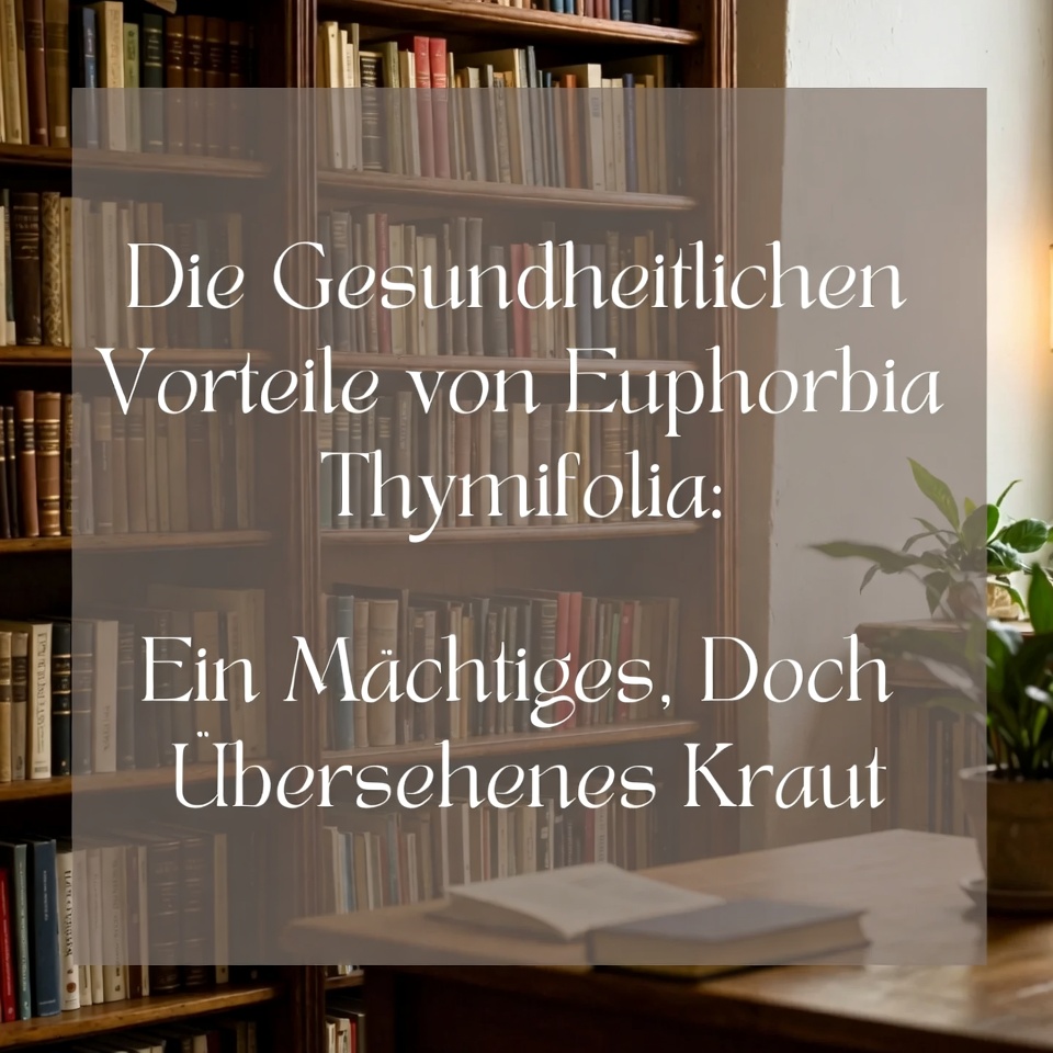 Die gesundheitlichen Vorteile von Euphorbia thymifolia: Ein kraftvolles, aber übersehenes Heilkraut