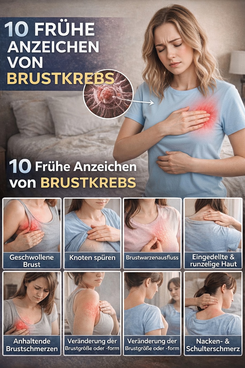 10 Warnzeichen für Brustkrebs, die Sie niemals ignorieren sollten