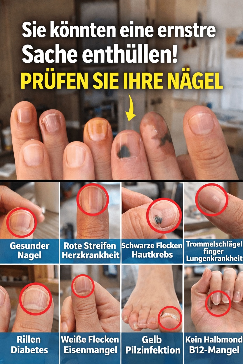 Was Ihre Nägel über Ihre allgemeine Gesundheit verraten könnten: 9 häufige Anzeichen, auf die Sie achten sollten