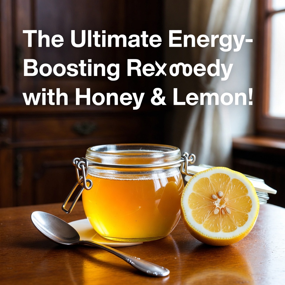 Das ultimative energiespendende Mittel mit Honig & Zitrone!