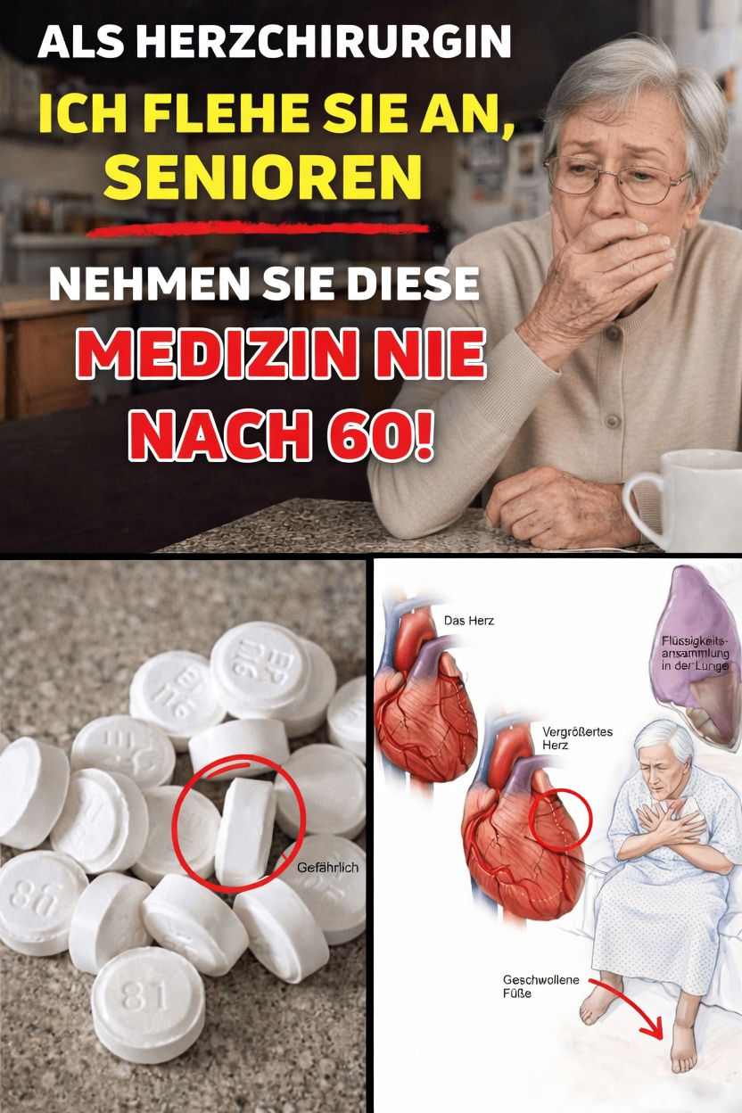 Bei welchem gängigen rezeptfreien Schmerzmittel sollten Senioren über 60 im Hinblick auf ihre Herzgesundheit vorsichtig sein?