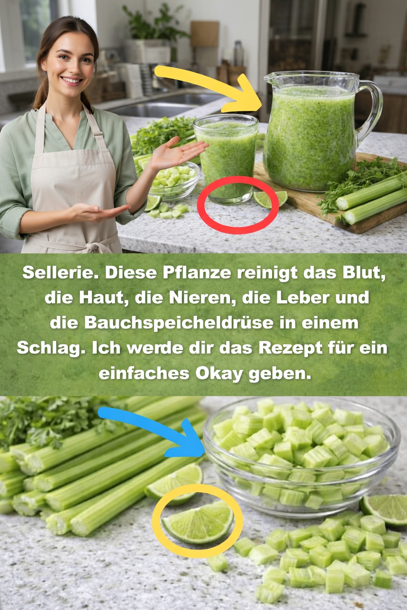 Die überraschenden Möglichkeiten, wie Selleriesaft die natürlichen Reinigungsprozesse Ihres Körpers unterstützen kann
