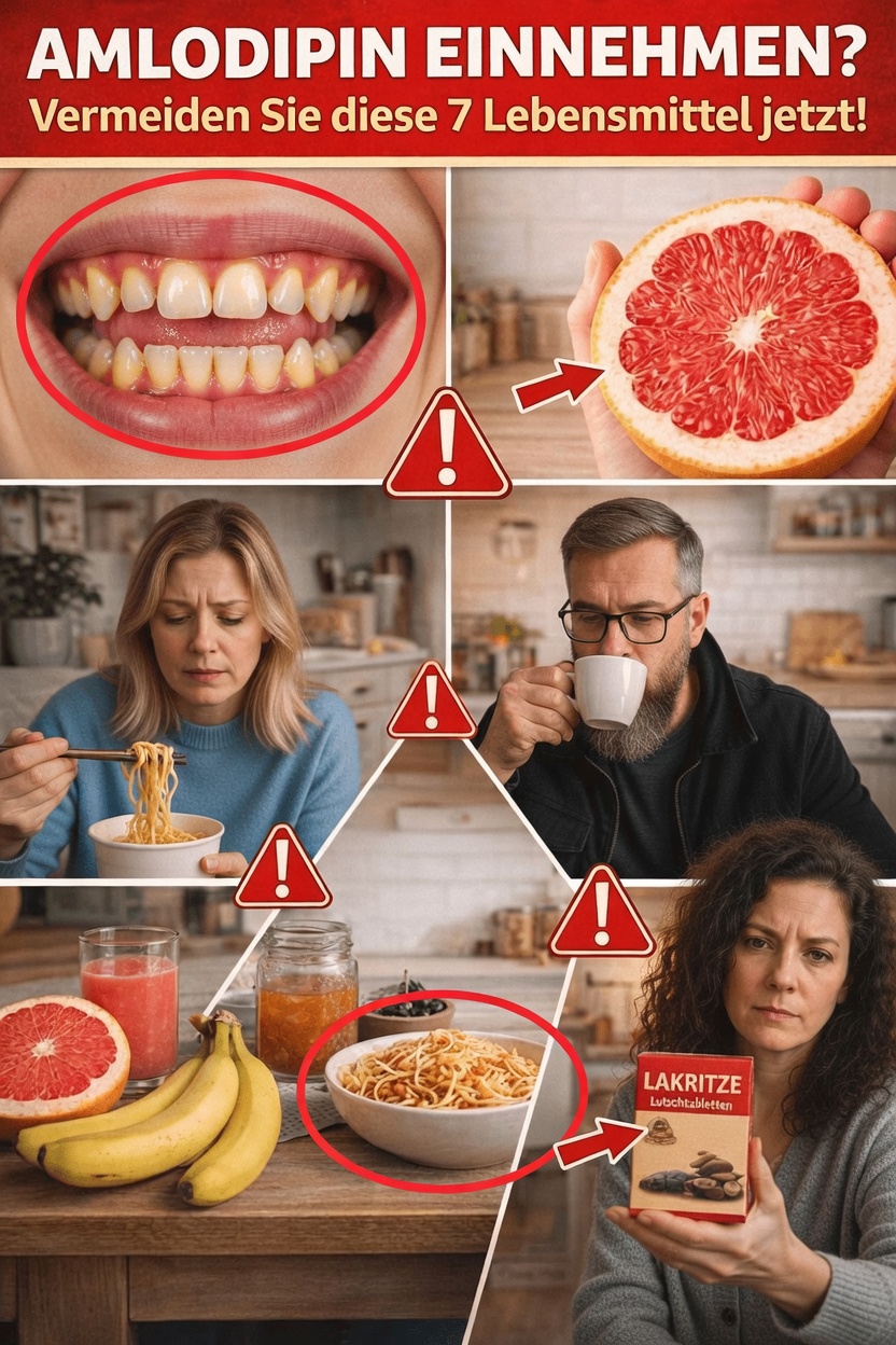 7 Lebensmittel, die Sie bei der Einnahme von Amlodipin nur in Maßen konsumieren sollten