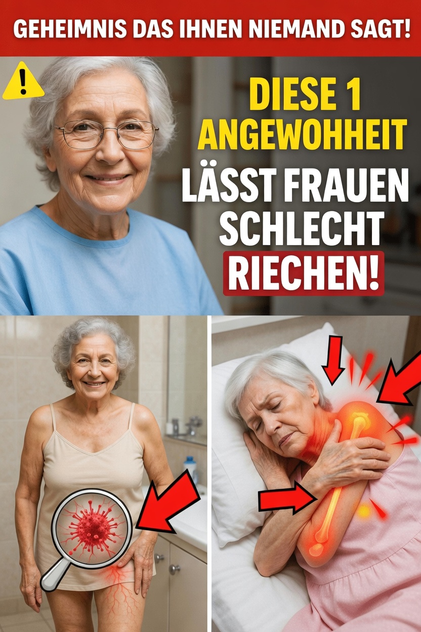 Gynäkologen WARNEN: DIESE eine Hygienegewohnheit lässt ältere Frauen NOCH SCHLIMMER riechen!