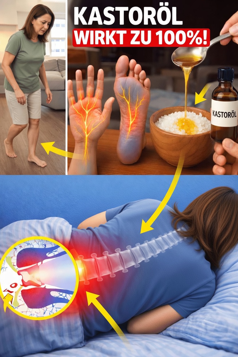 Das Geheimnis alter Ärzte: Wie 2 Tropfen Rizinusöl auf rohem Honig das Wohlbefinden von Frauen über 65 unterstützen können