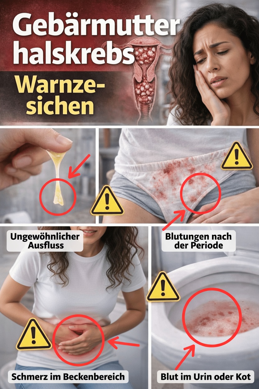 9 Frühe Warnzeichen von Gebärmutterhalskrebs, die jede Frau kennen sollte