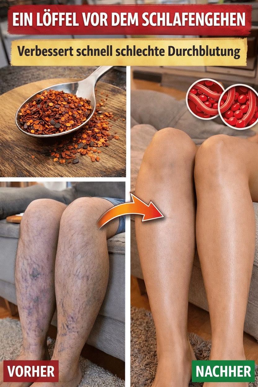Mit leichteren Beinen aufwachen: 6 Lebensmittel für den Abend, die eine gesunde Durchblutung unterstützen können (plus ein einfacher 3-Nächte-Test)