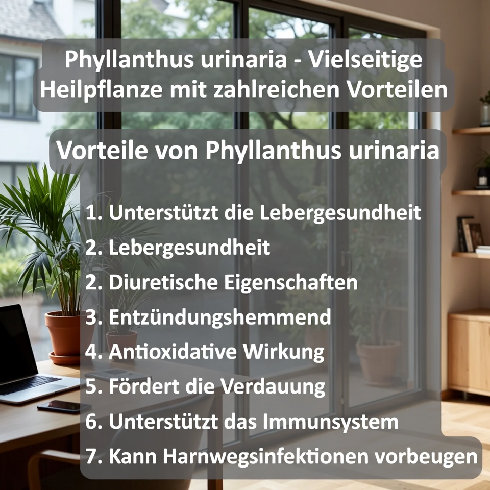 Vorteile von Phyllanthus urinaria
