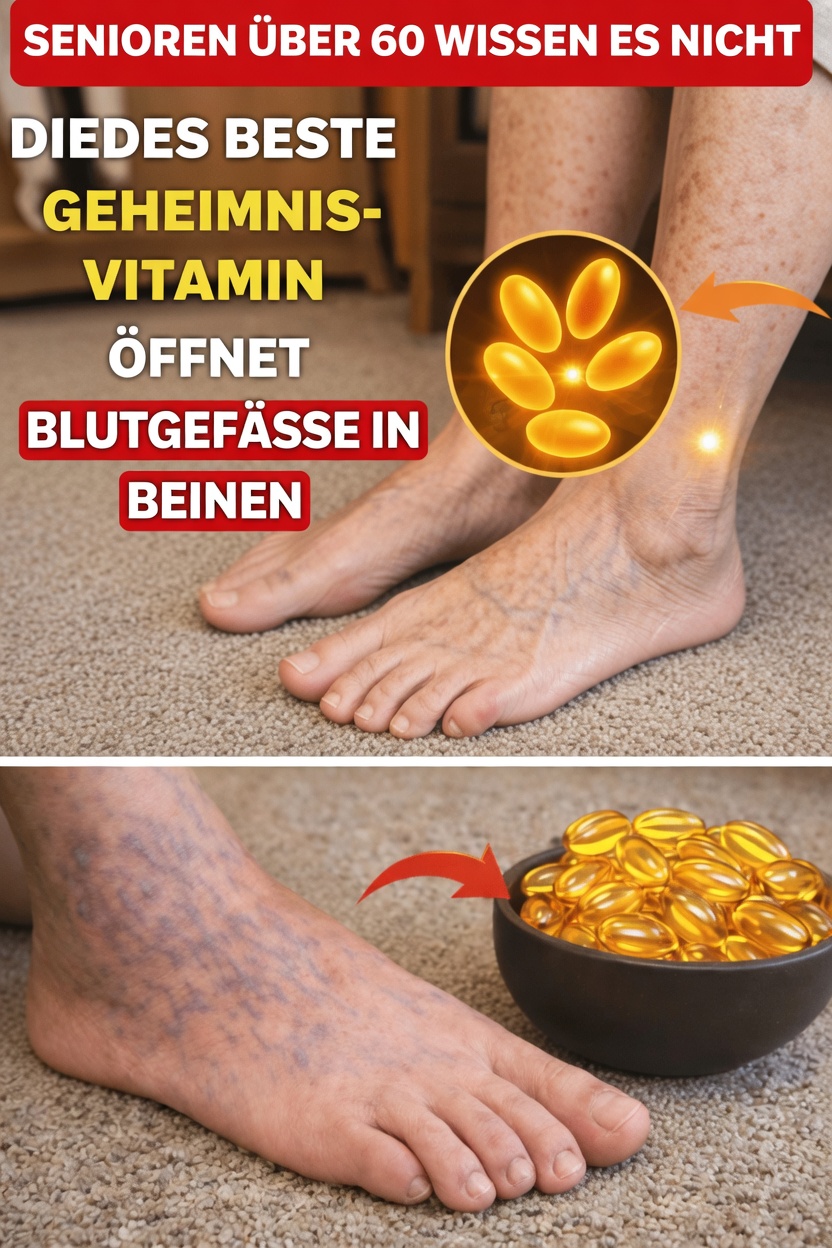 Die 3 wichtigsten Vitamine, die bei Erwachsenen über 60 das Wohlbefinden und die Stärke der Beine unterstützen können