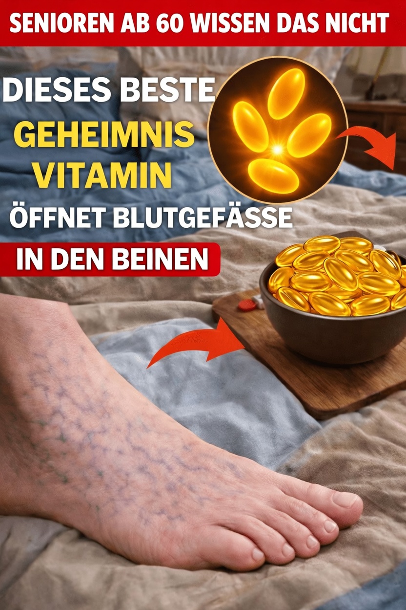 Die 3 wichtigsten Vitamine, die bei Erwachsenen über 60 das Wohlbefinden und die Stärke der Beine unterstützen können