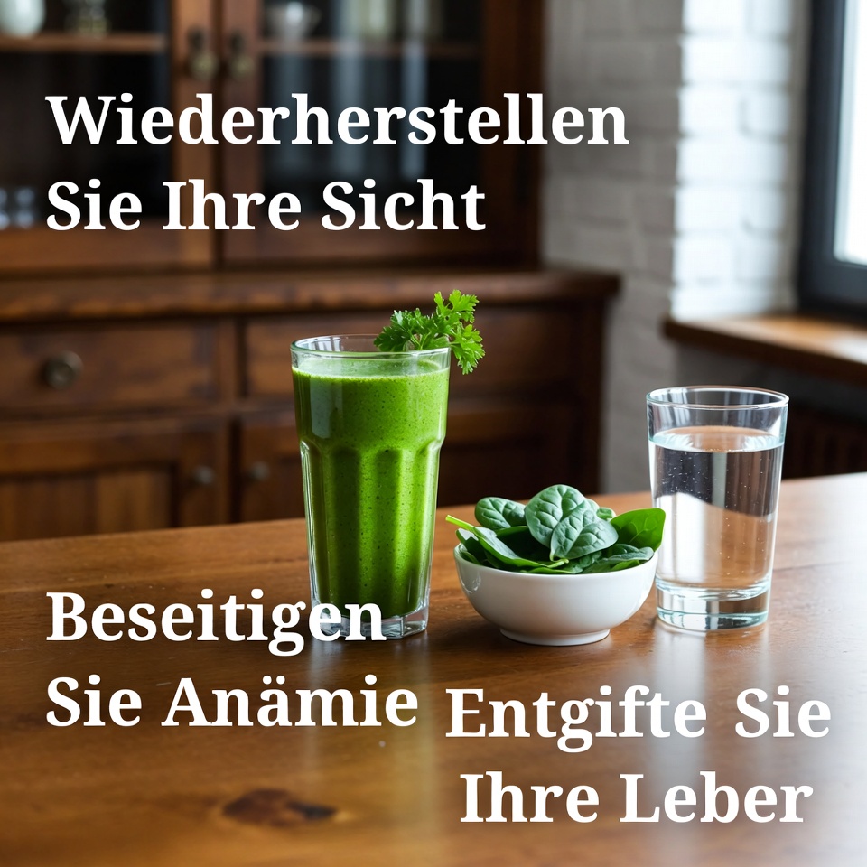 Stellen Sie Ihre Sehkraft wieder her, beseitigen Sie Blutarmut und entgiften Sie Ihre Leber mit diesem natürlichen Smoothie