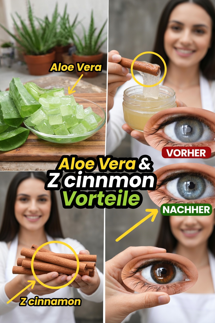 Entdecken Sie die potenziellen Vorteile von Aloe Vera und Zimt für das tägliche Wohlbefinden und den Augenkomfort