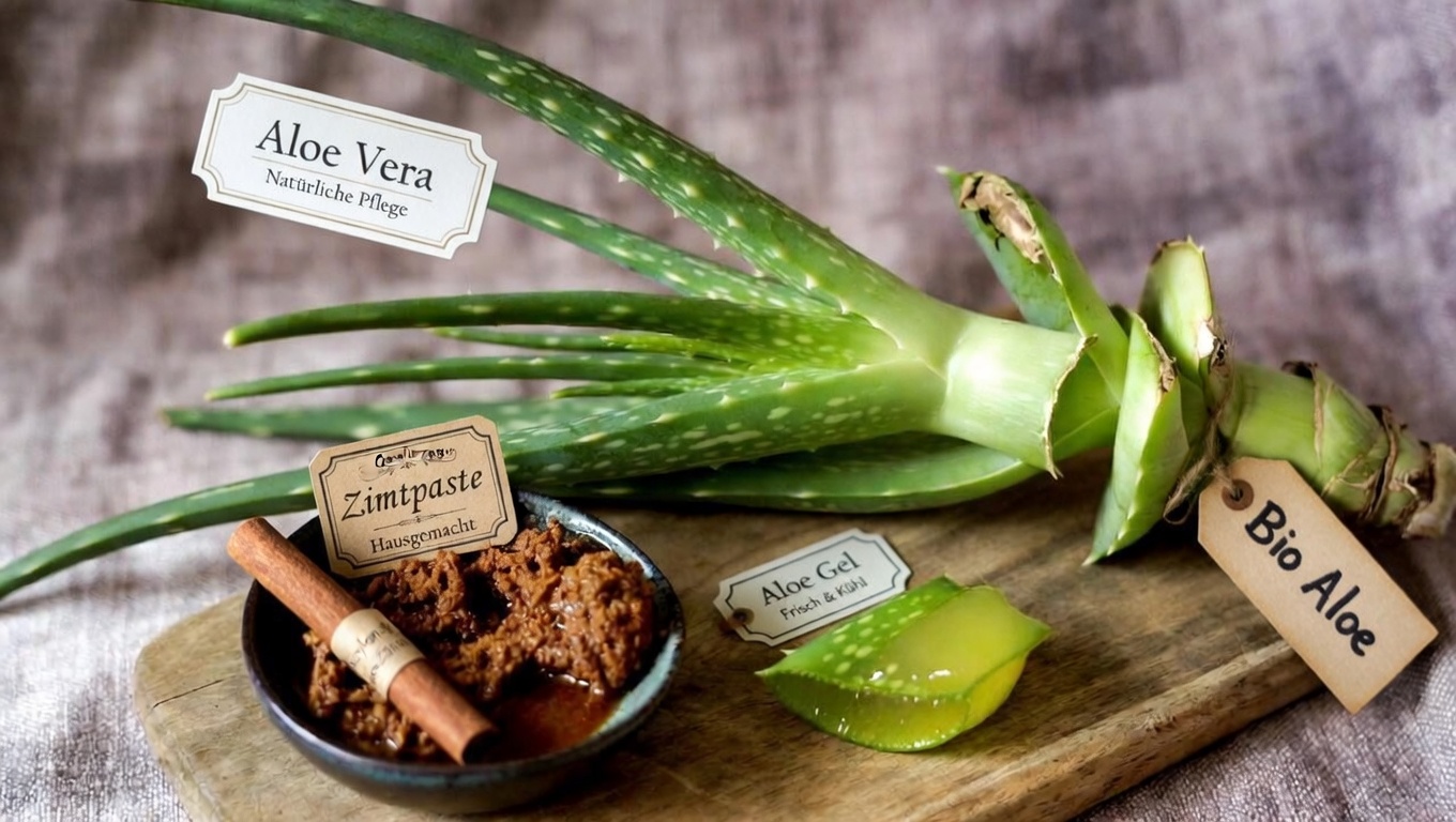 Entdecken Sie die potenziellen Vorteile von Aloe Vera und Zimt für das tägliche Wohlbefinden und den Augenkomfort