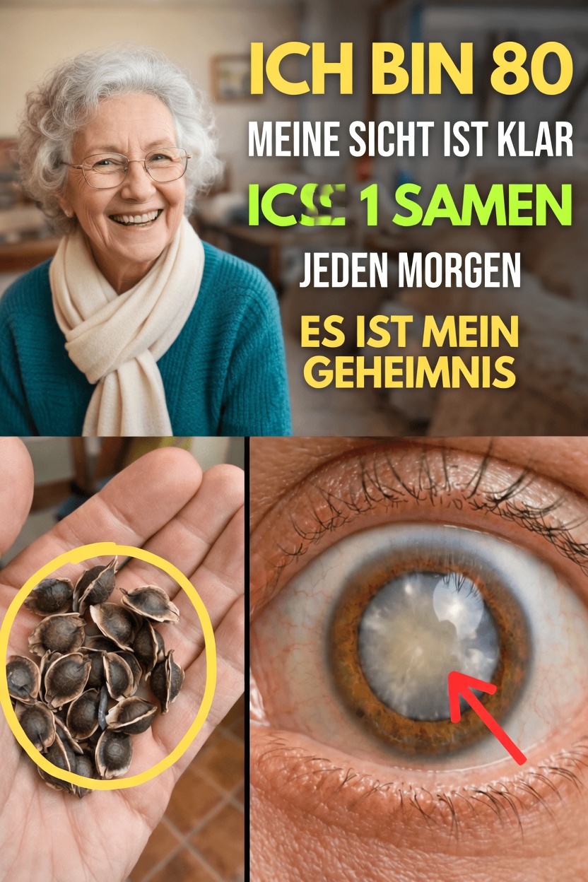 Selbst über 90? Iss diese 3 Samen jeden Morgen, um deine Augen und deine Gehirnleistung zu stärken