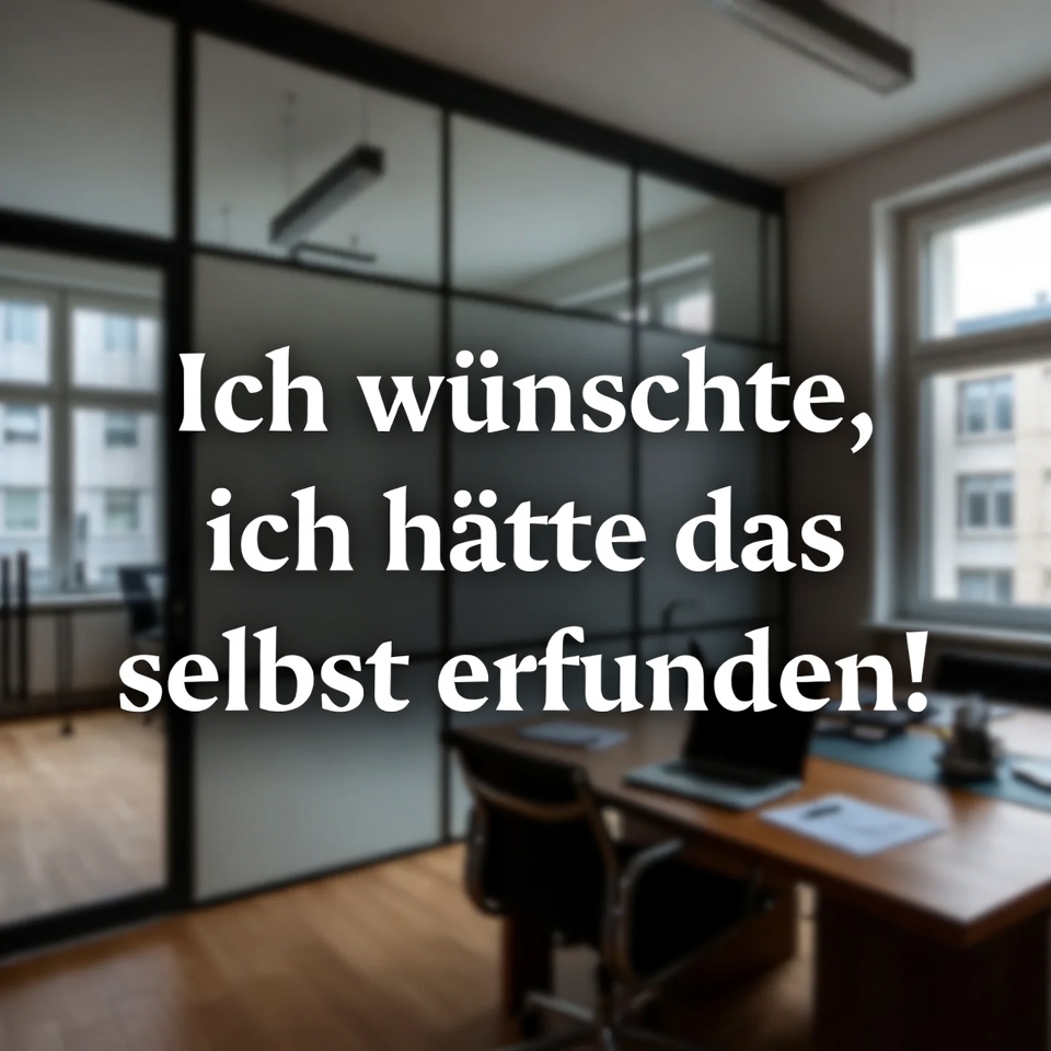 Ich wünschte, ich wäre selbst auf diese Idee gekommen! Clever!