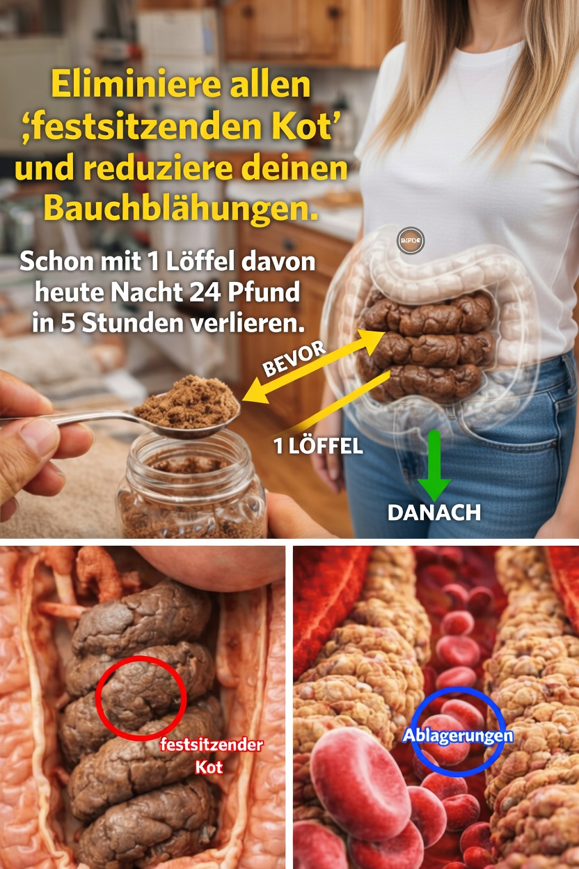 Natürliche Darmreinigung zur Reduzierung von Blähungen und Linderung von Verstopfung