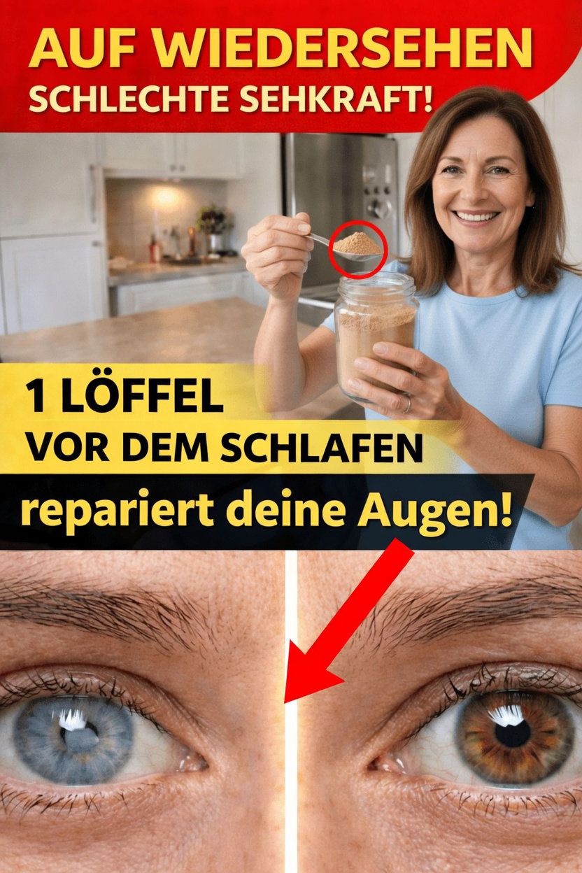 Über 60? Iss DIESES EINE vor dem Schlafengehen und wache mit der Sehkraft eines 40-Jährigen auf