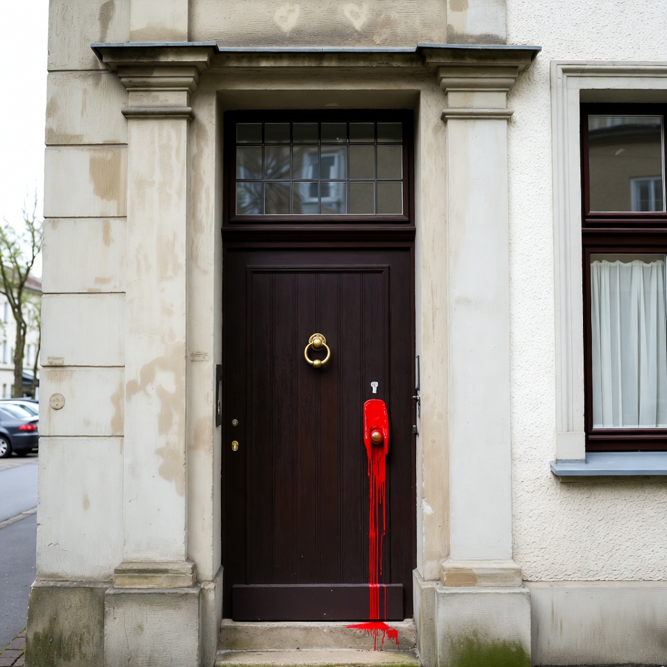 Ich habe rotes Wachs in meinem Türschloss gefunden – sollte ich mir Sorgen machen?