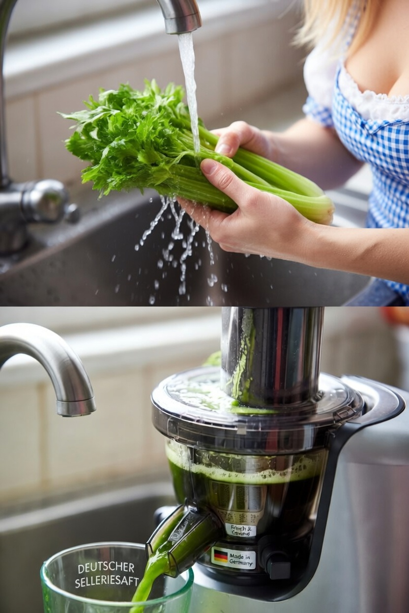 Selleriesaft: Eine einfache Möglichkeit, mehr Nährstoffe und Flüssigkeit in deinen Alltag zu integrieren