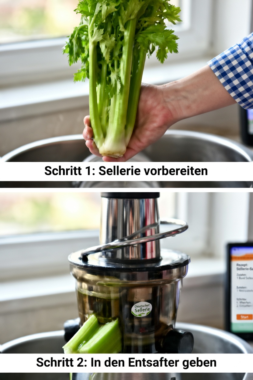 Selleriesaft: Eine einfache Möglichkeit, mehr Nährstoffe und Flüssigkeit in deinen Alltag zu integrieren