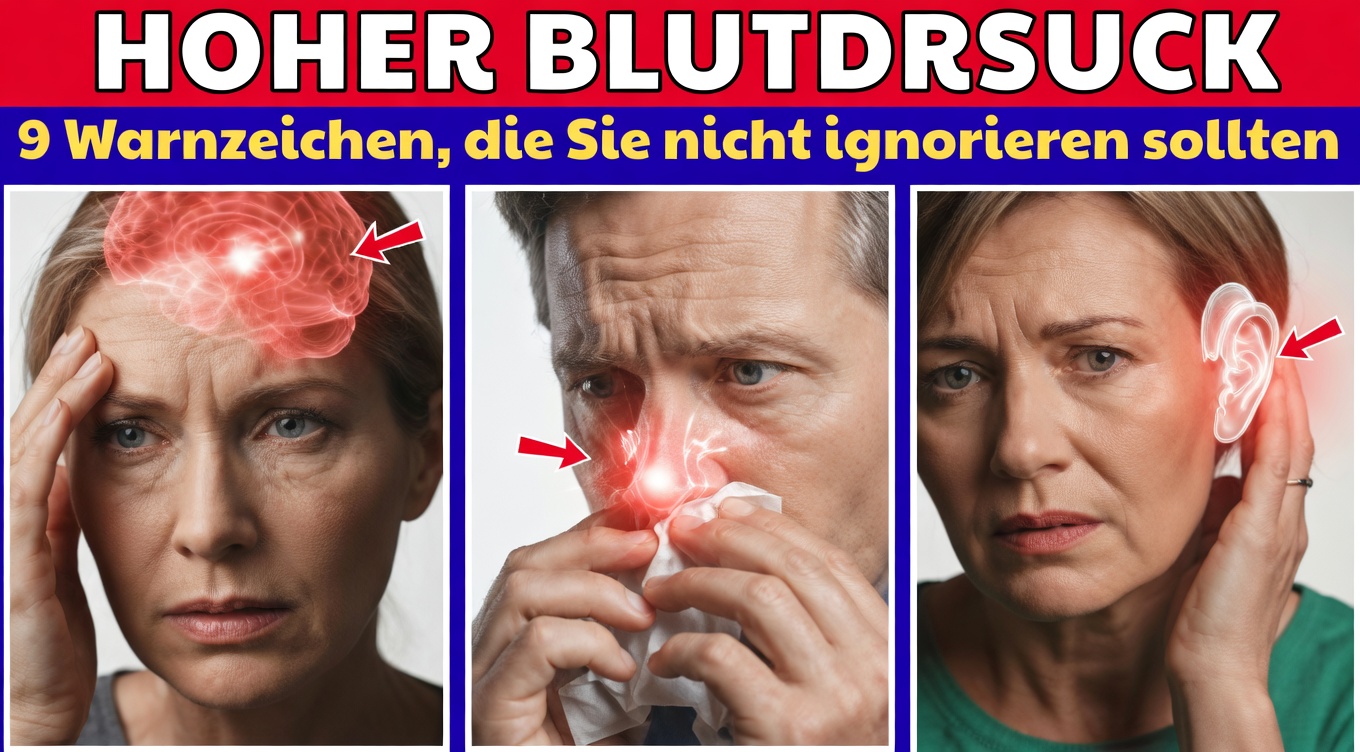 9 überraschende Anzeichen, die auf Bluthochdruck hindeuten können – und warum Sie darauf achten sollten