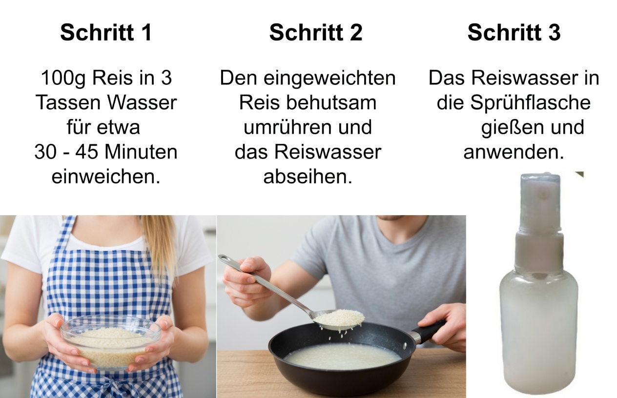 Reiswasser für Haarwachstum – Kräftiges Haar mit Reiswasser