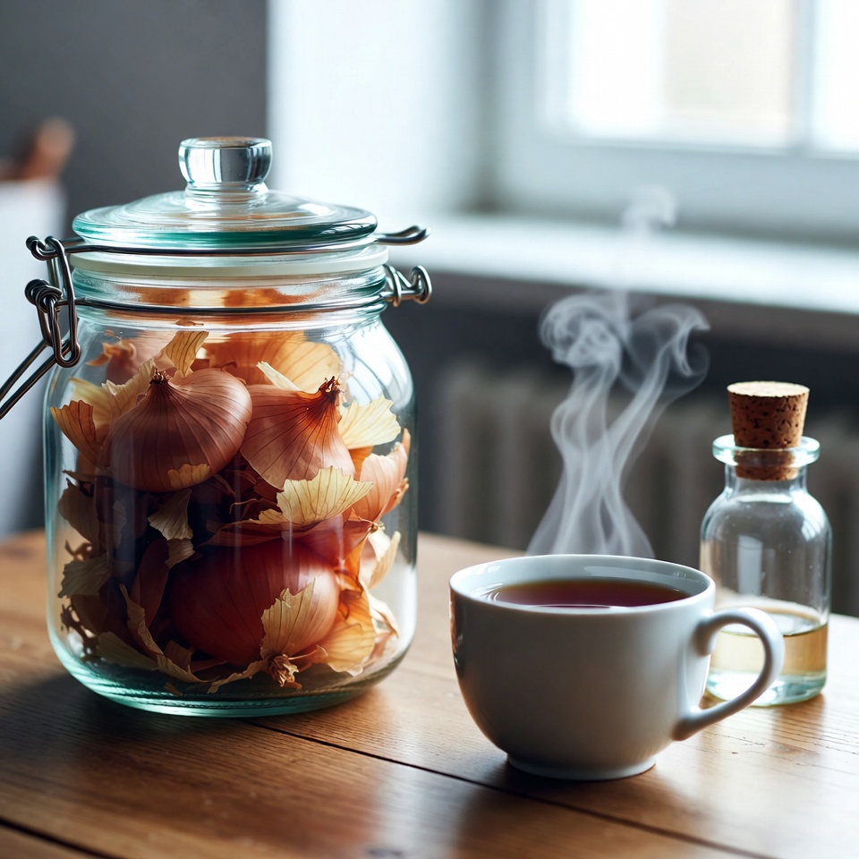 Zwiebelschalen-Hausmittel