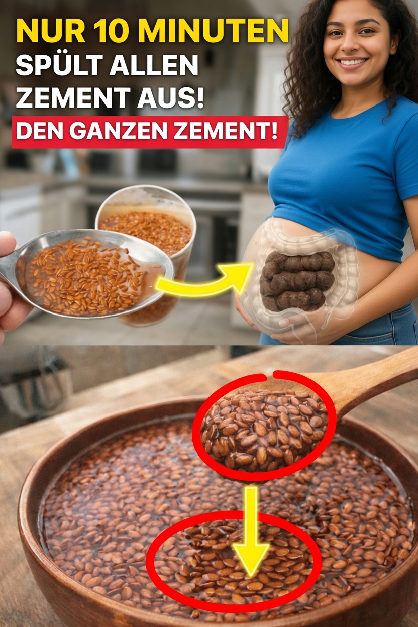 Trink nur 1 Glas und reinige deinen gesamten Dickdarm in 10 Minuten!
