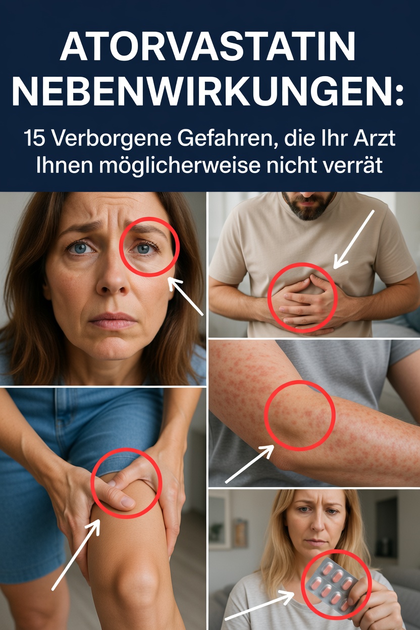 Nebenwirkungen von Atorvastatin: Was Sie über dieses häufige Cholesterinmedikament wissen müssen