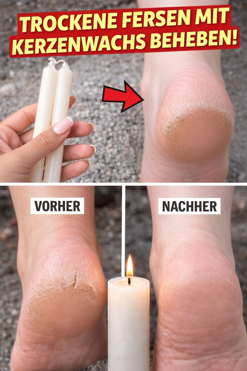 Rissige Fersen machen dir zu schaffen? Entdecke eine einfache Wachspflege-Routine für zu Hause für glattere Füße