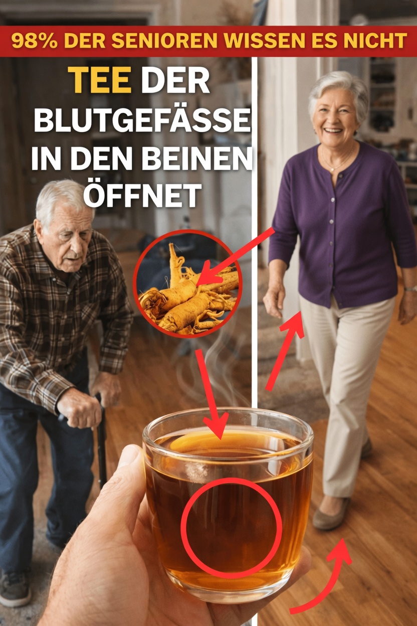 Über 60? Entdecken Sie diese 3 Kräutertees, um eine gesunde Durchblutung zu unterstützen und kräftigere Schritte bei Ihren täglichen Spaziergängen zu fördern