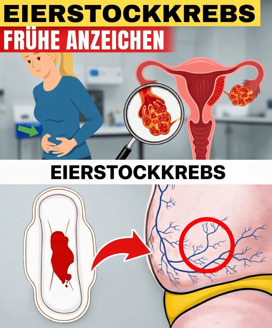 8 Frühe Warnzeichen von Eierstockkrebs, die jede Frau kennen sollte