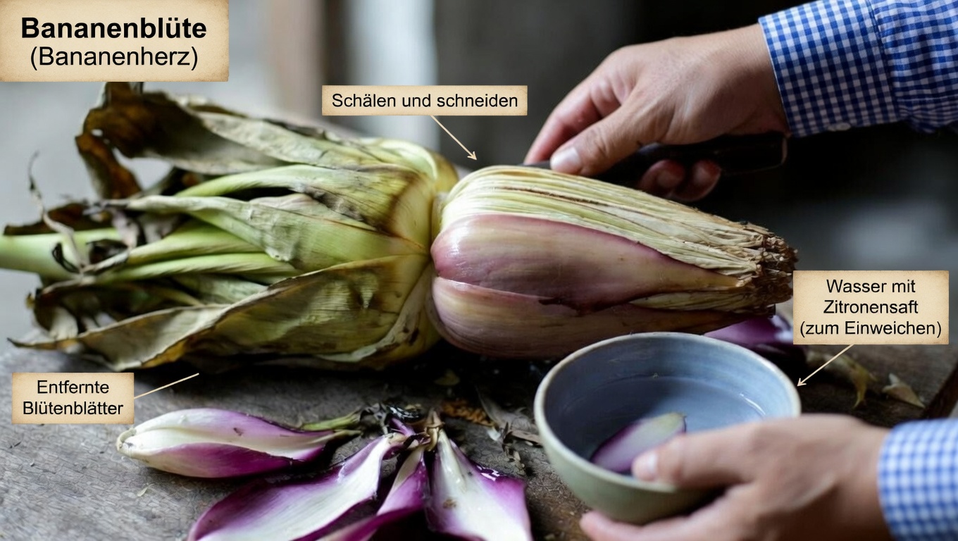 Erforschung des ernährungsphysiologischen Potenzials der Bananenblüte: Eine traditionelle Zutat mit modernem Interesse